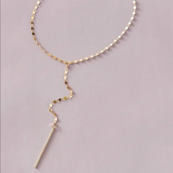 • Destiny • Bar Lariat Necklace - Picture 2 of 4